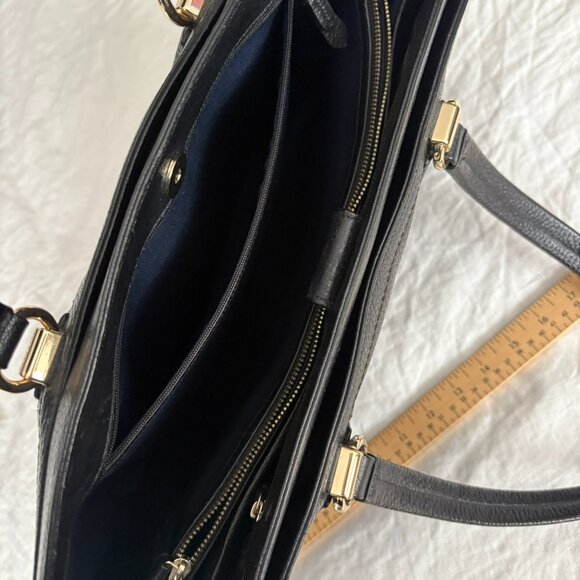 Cole Haan genuine leather laptop bag/work tote - Picture 10 of 12